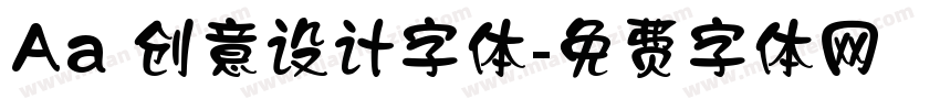 Aa 创意设计字体字体转换
